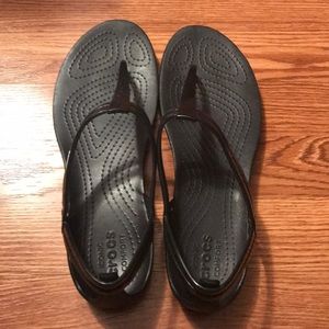 Crocs Black Women Sandals
